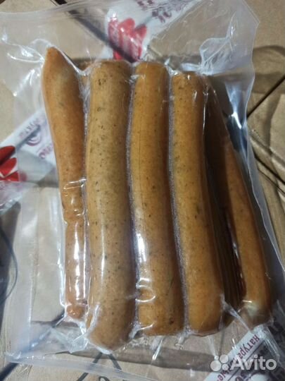 Сосиски для хот догов говядина