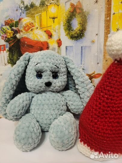 Мягкая игрушка заяц ручной работы