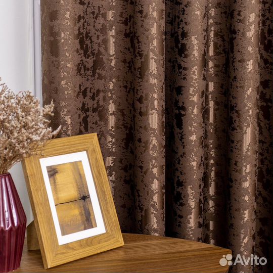 Шторы Версаль Шоколад готовые и на заказ