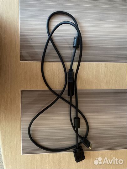 Кабель vga-vga + переходник vga-hdmi