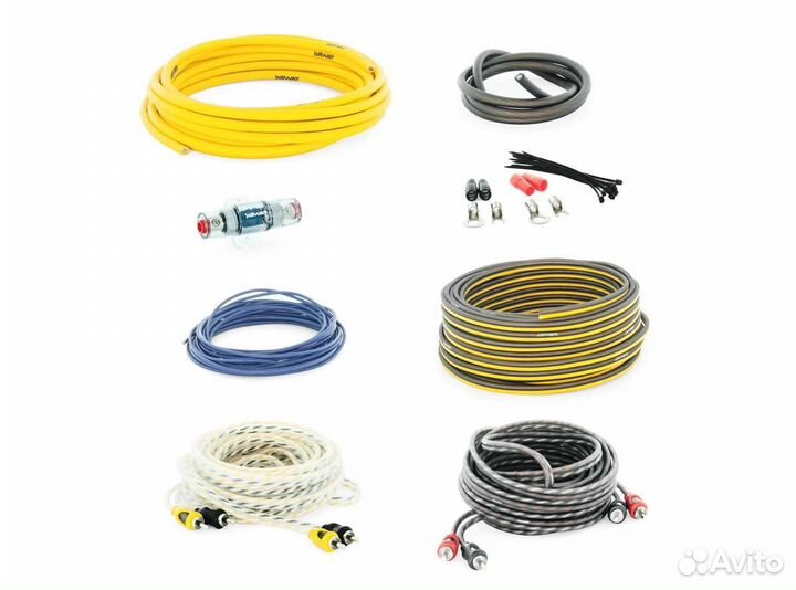 Комплект для 4х канального усилителя swat PAC-F8