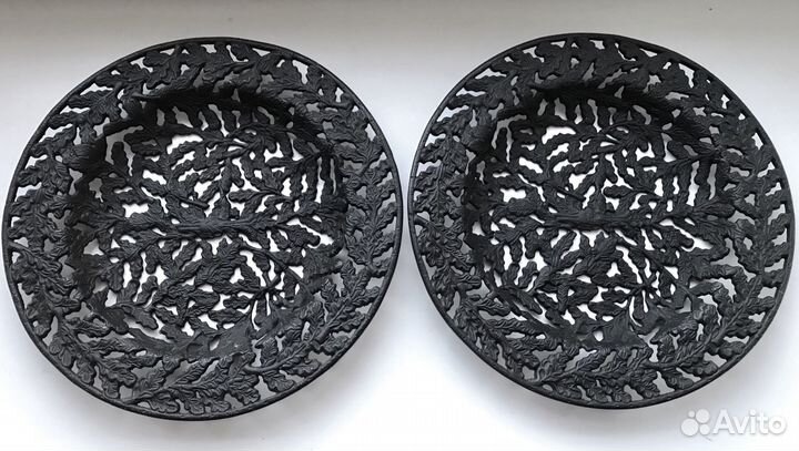 Коллекционная тарель каслинское литьё 1951г дубок