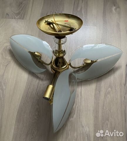 Люстра потолочная СССР и плафон