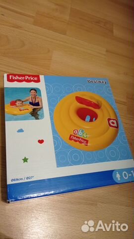 Круг/плот для плавания fisher price новый 0-1