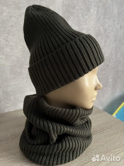 Шапка снуд комплект