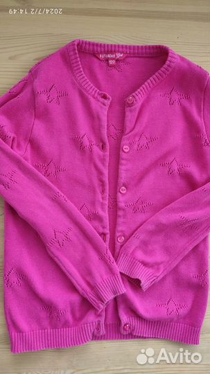 Лонгсливы, свитера для девочки 116-128