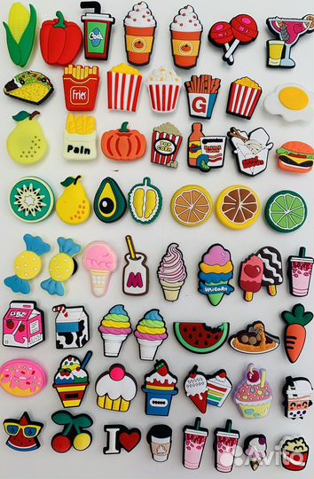 Jibbitz джиббитсы для crocs украшения на обувь