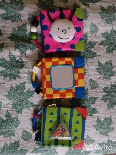 Развивающие игрушки сенсорные книжки для малыша