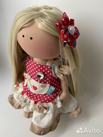 Кукла текстильная интерьерная ручной работы