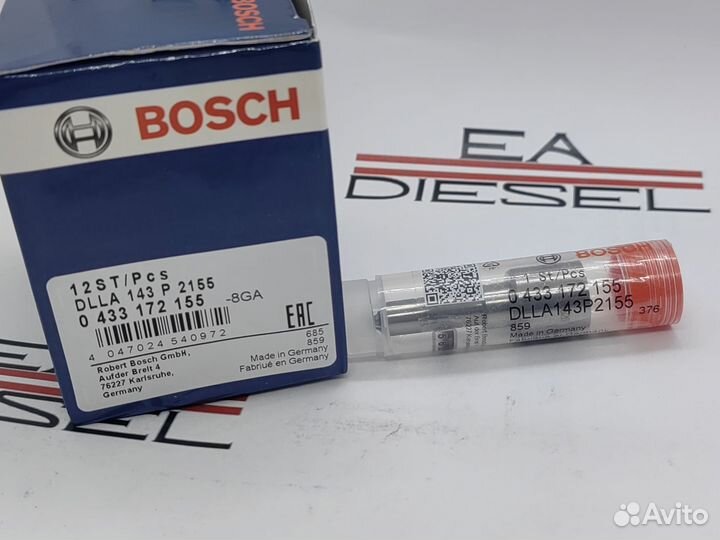 Распылитель 0 433 172 155 (dlla143p2155)