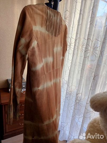 Кожаный плащ