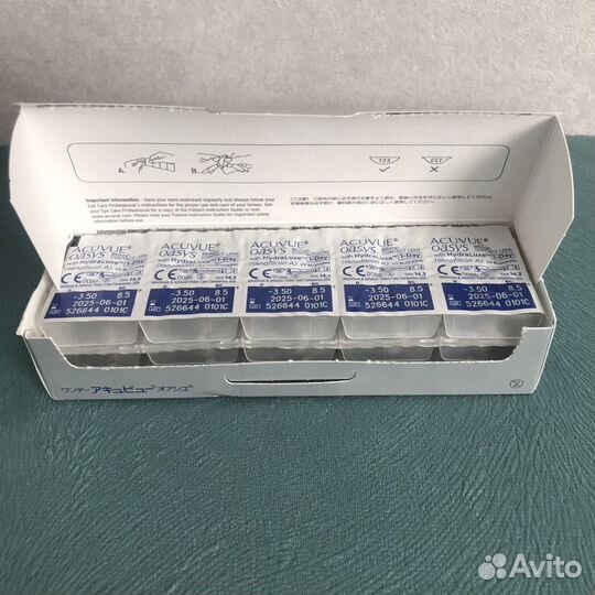 Контактные линзы Acuvue oasys 1-Day with HudraLuxe