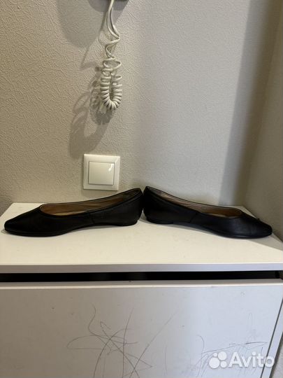 Балетки натуральная кожа 37