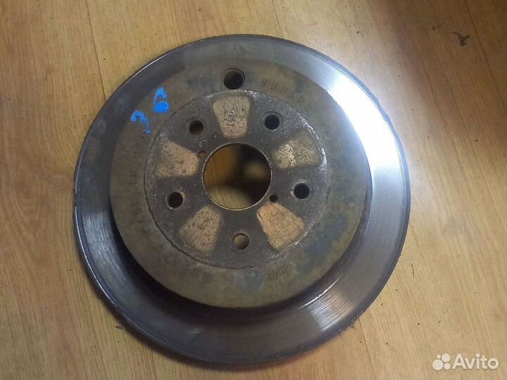 Задний тормозной диск Субару Трибека 3.6