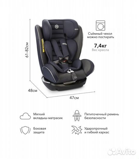 Детское автокресло happy baby spector 0-36кг