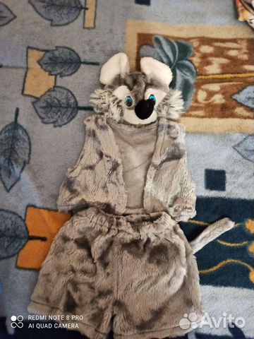 Новогодний костюм для мальчика мышонок