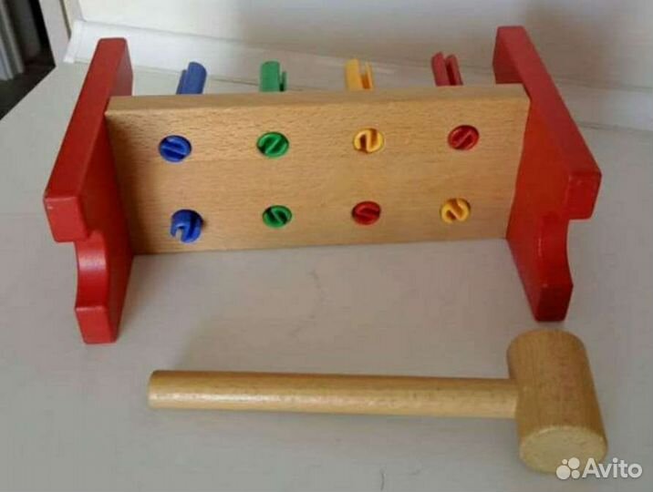 Деревянная игрушка стучалка IKEA