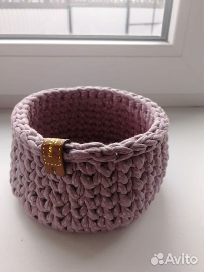 Корзинки и сумки из трикотажной пряжи