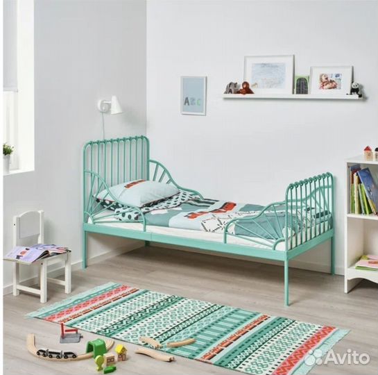 Кровать детская раздвижная Икеа Миннен (IKEA)