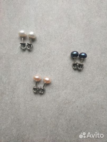 Серьги пусеты