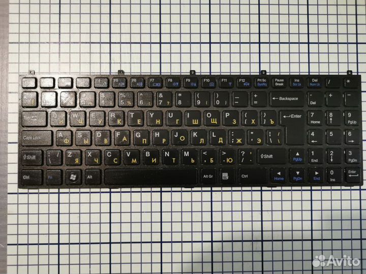 Клавиатура DNS C5500, W765K, W76T, W270, 118732