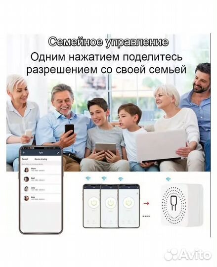 Умное wifi реле tuya 16А - cozy life