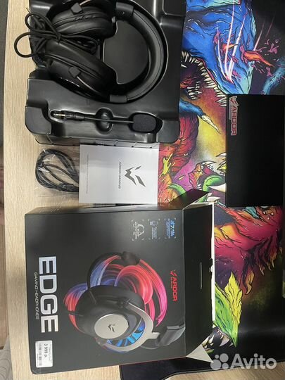 Наушники игровые с микрофоном ardor gaming Edge