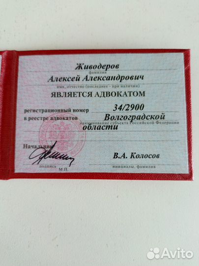 Опытный адвокат по уголовным и гражданским делам