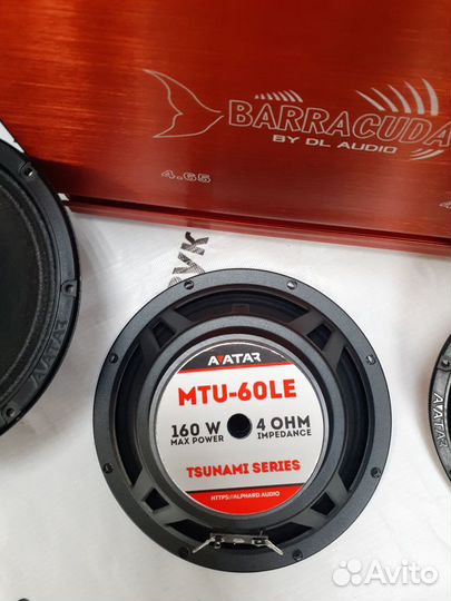 Комлект фронт уилитель Dl 4.65+динамики Avatar 1