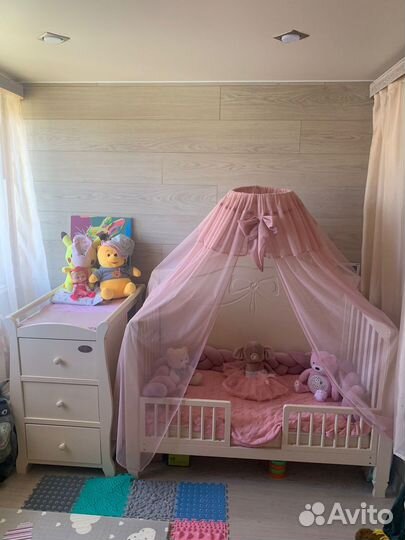 Кровать комод матрас