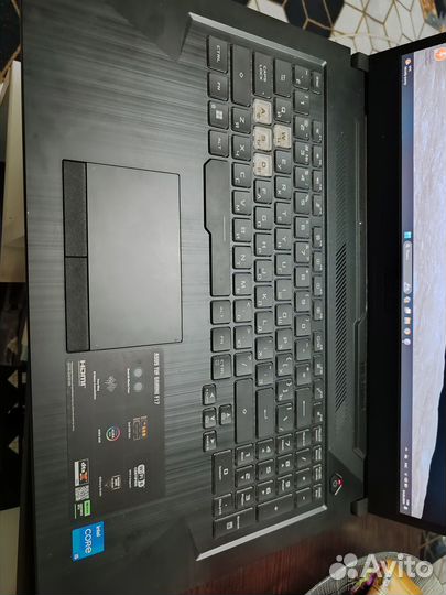 Игровой ноутбук asus tuf gaming f17