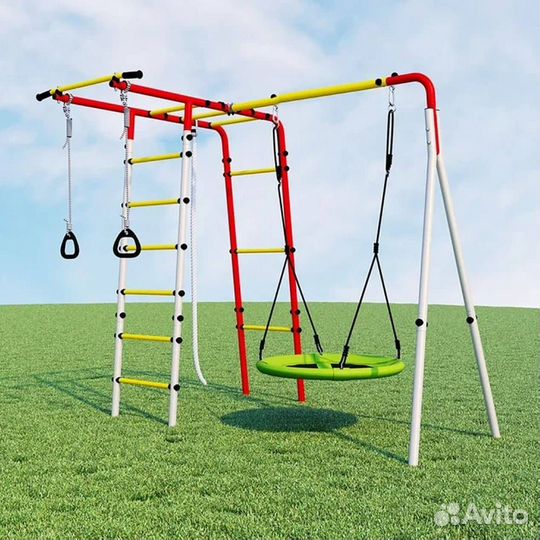 Качели-гнездо 100х100х180 см, нагрузка 150кг