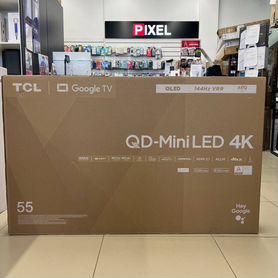 55" (139 см) LED-телевизор TCL 55C755 черный