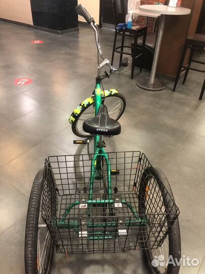Велосипед stels взрослый трехколесный