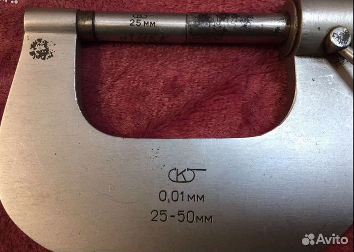 Микрометр 75-100 и 50-75 и 25-50