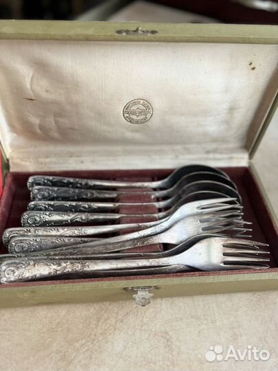 Мельхиоровые столовые приборы СССР
