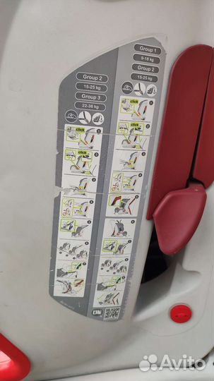 Детское автокресло Romer от 9 до 36 с isofix