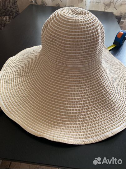 Шляпа панама с большими полями летняя женская