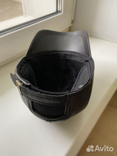 Кепка натуральная кожа и мех