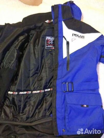 Снегоходный костюм до -30 с защитными вставками