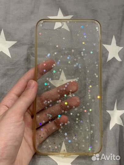 Чехол со звездочками на iPhone 6s