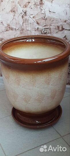 Кашпо горшок для цветов керамика