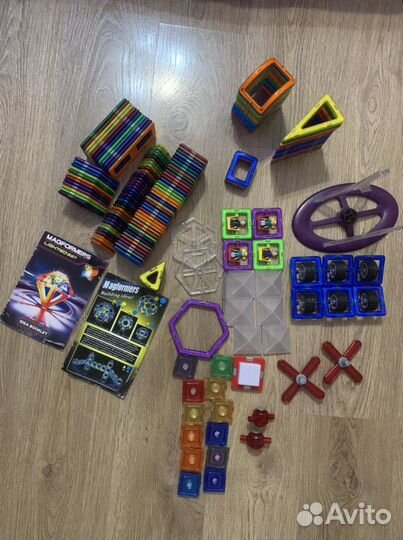 Конструктор магнитный Magformers+светящийся блок