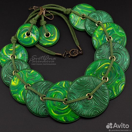 Дизайнерские украшения ручной работы