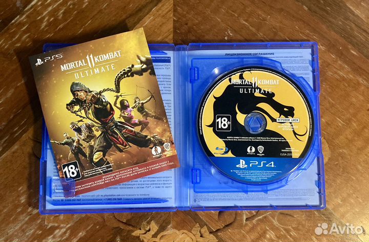 Mortal kombat 11 ultimate ps4 диск