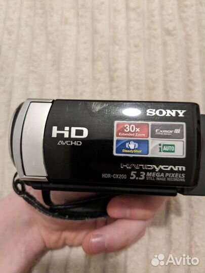 Видеокамера sony hdr-cx200