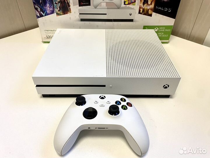 Xbox one s 500gb + игры. Комплект