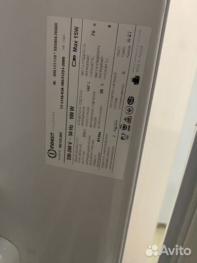 Холодильник indesit sd125