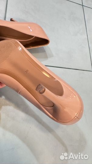 Туфли пепельно розовые H&M