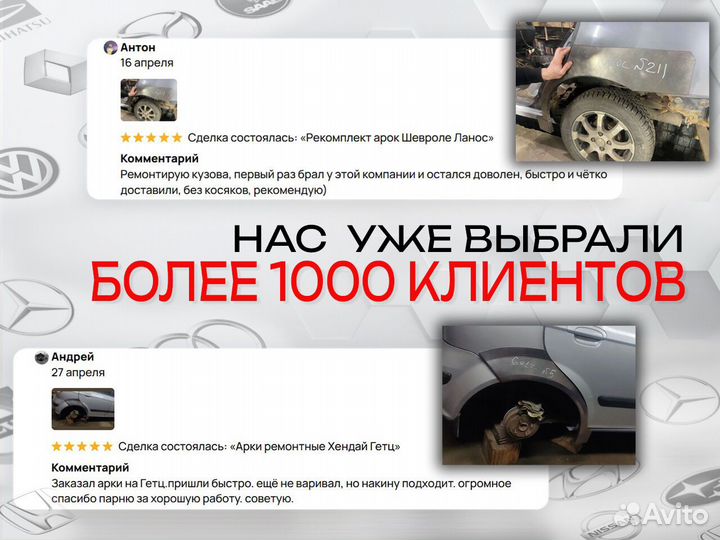 Ремонтные пороги на Chevrolet Aveo